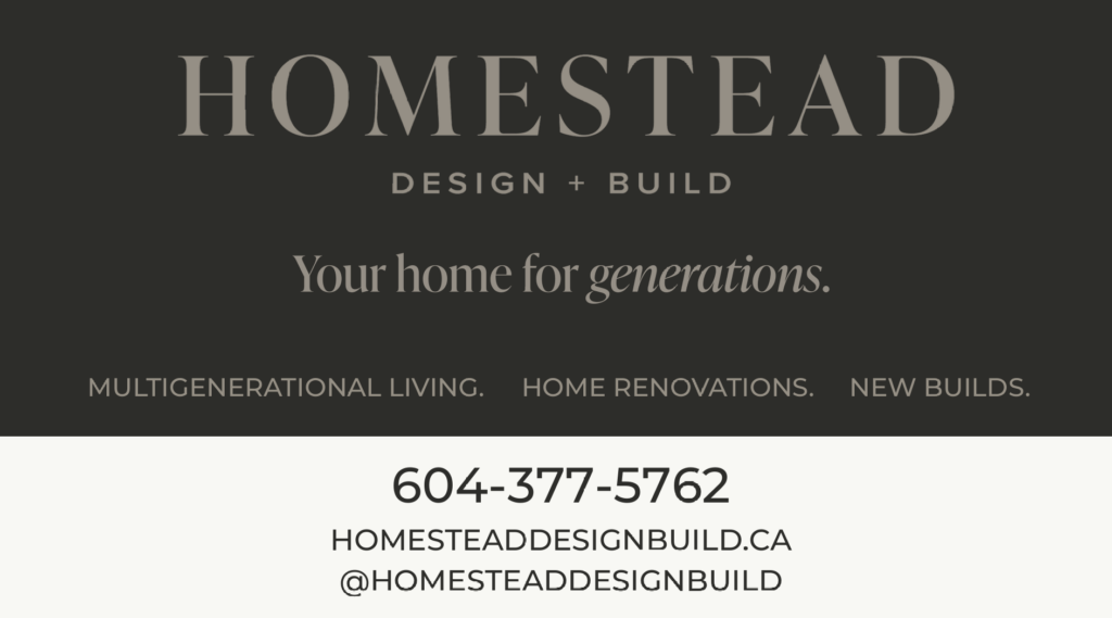 Homestead design and build